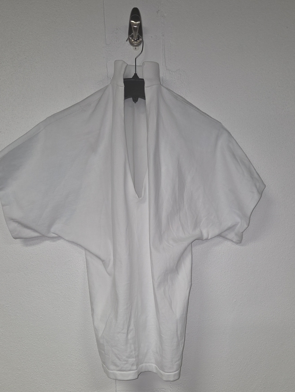 Alaïa White Draped Tunic Top